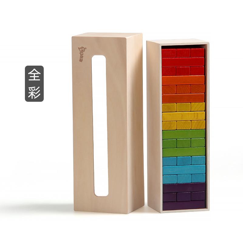 Children's Digital Layered Log Building Blocks Toy