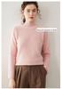 2025 Autumn/Winter Women's High Neck Cashmere Sweater – Thick, Skin-Friendly, Loose Knitwear Base Layer