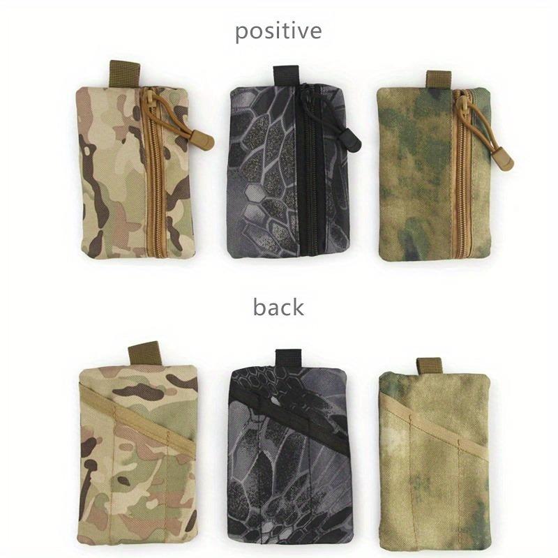 1 Stück Outdoor Sport Camouflage Gürteltasche Taktische Münzbörse Taktisch Laufen Tragbare Werkzeugaufbewahrung Handtasche