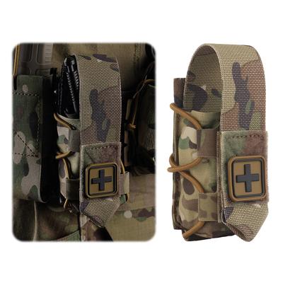 Trauma Medical EMT Kit Pouch Belt Micro Trauma Kit Pouch EMT Emergency Survival Med Pouch for Plate Carrier/Chest Rig Vest