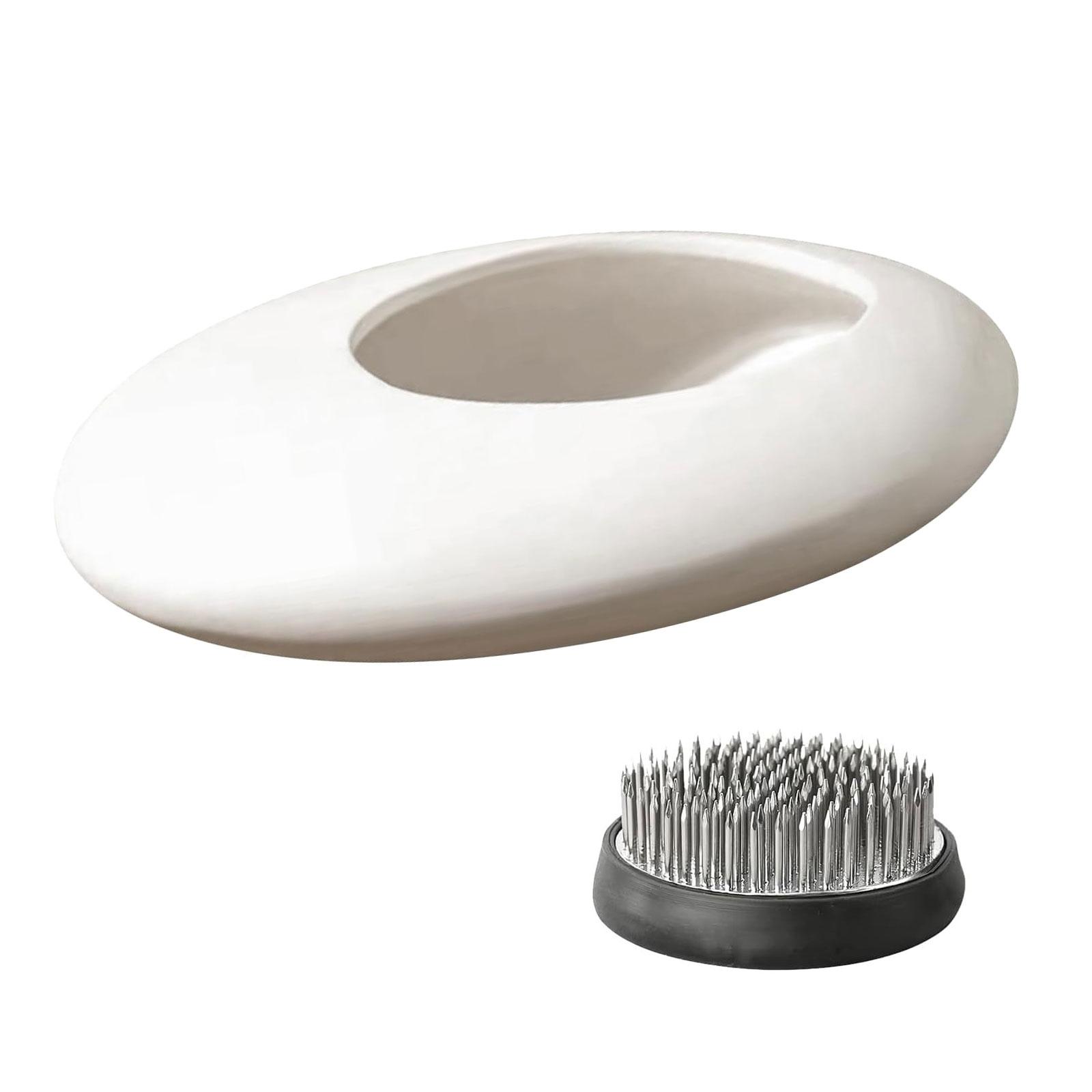 

Керамический контейнер для цветов Цветочный горшок Идеально подходит для свадеб и мероприятий, чтобы украсить декор Подставка для демонстрации цветов белый