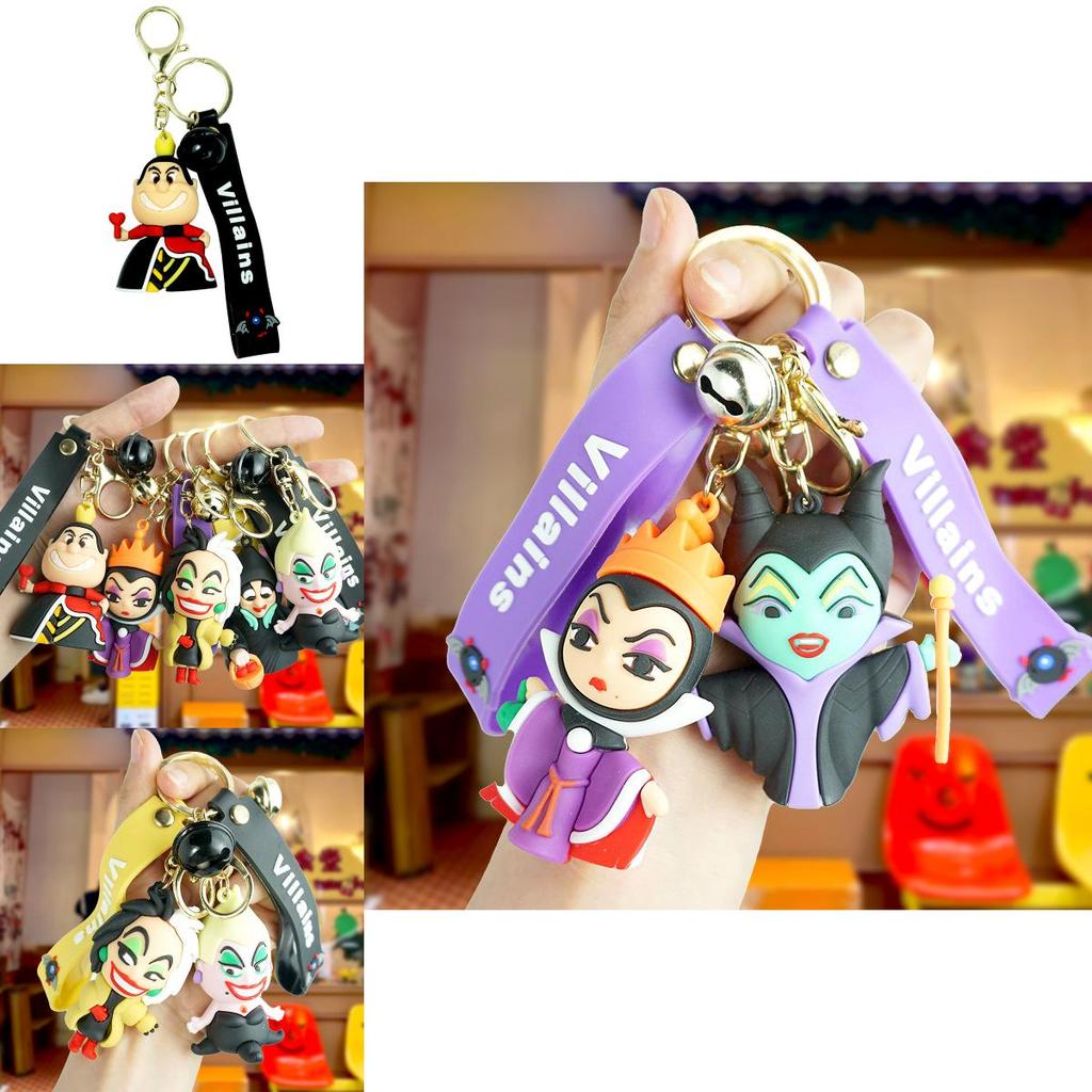 Cute Cartoon Villain Witch Keychain Unique Pvc Bag Charm For Men And Women