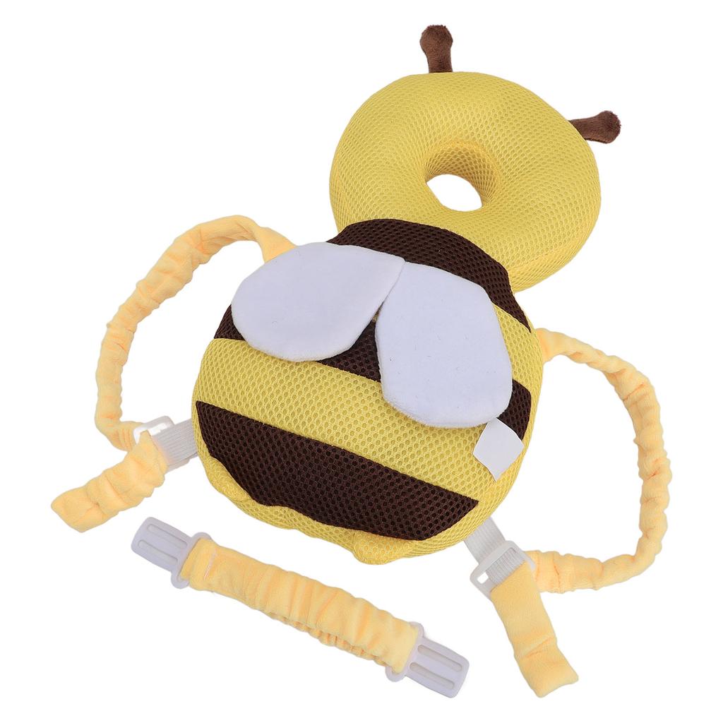 Yellow Bee Baby Walker Head Backpack Comfortable Baby Head Pad Portable Toddler Head Cushion for
