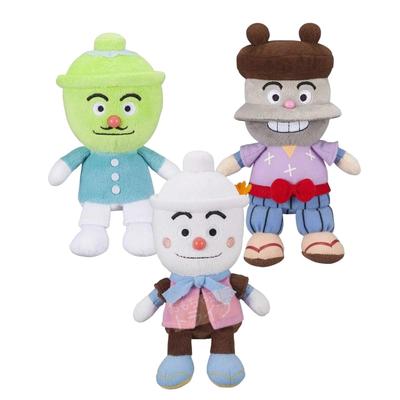 Sega Toys Let's Go Anpanman Pretty Beans S Plus Zestaw 3 sztuk (Tendonman + Katsudonman + Kamameshidon) Po 1 sztuce każdego