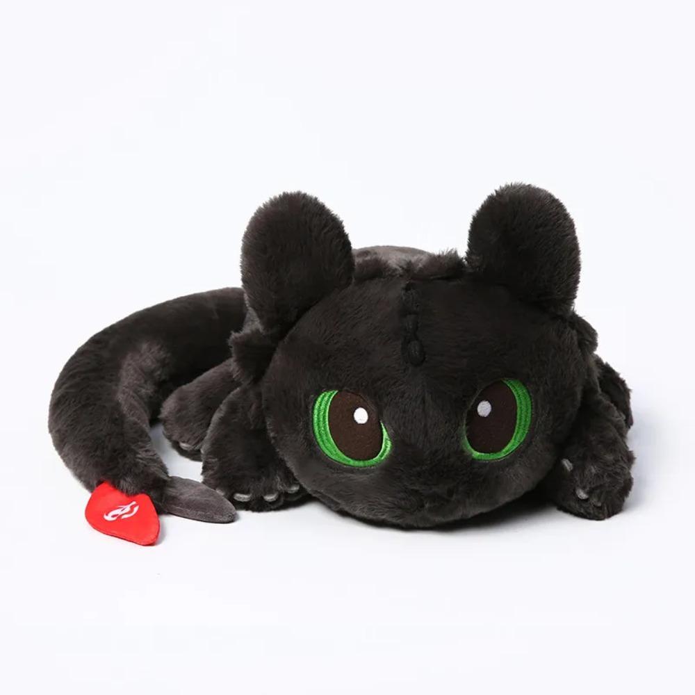 How to Train Your Dragon Adorable Night Fury Plush Doll (60cm Large Size) - Pillow-style Plaything, Birthday & Festival Gift