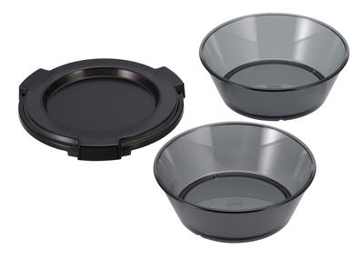 Sierra Cup 320ml Lid Cup Set of 2 Lid & Cup 2 Set Made In Japan UH-3034 Black Lid 128 X 13mm, Cup 103 X 39mm