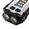 Keychain Flashlight Lightweight 8 Modes Waterproof Pocket Lights Work Light