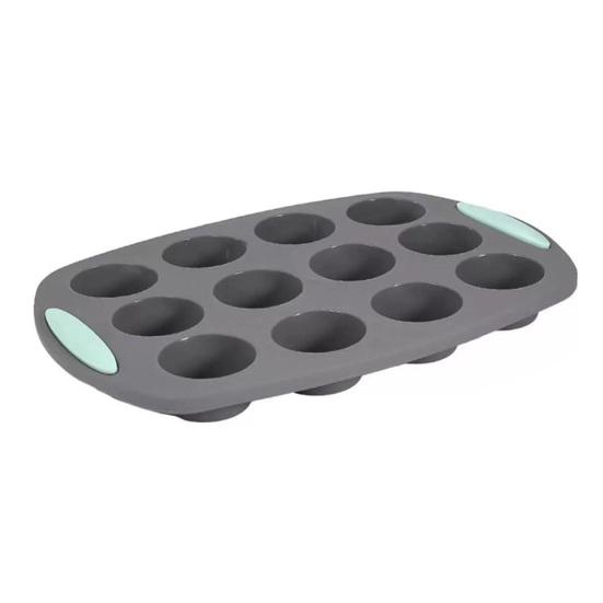 Yousheng Holiday Wreath Silicone Mold Heat-Resistant Baking Pan for Cakes Soap Ice Cubes Food Grade Easy Release Cupcake Maker