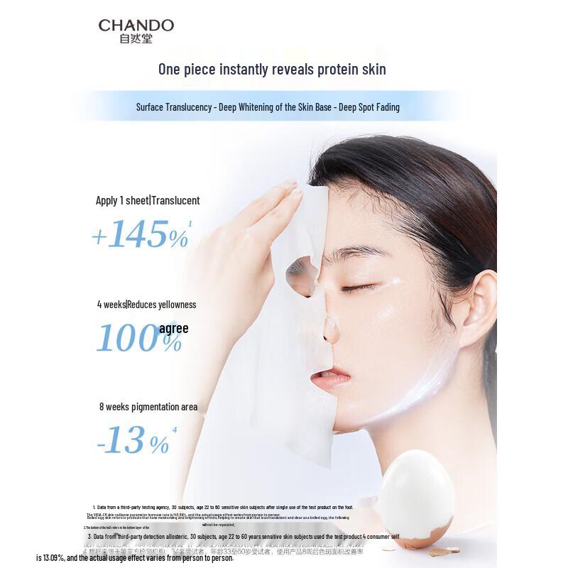 CHANDO Niacinamide Brightening Ampoule Mask