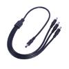 1 Male to 3 Male Way Splitter Connectors Cable for CCTV LED Light Bar 5.5x2.1m