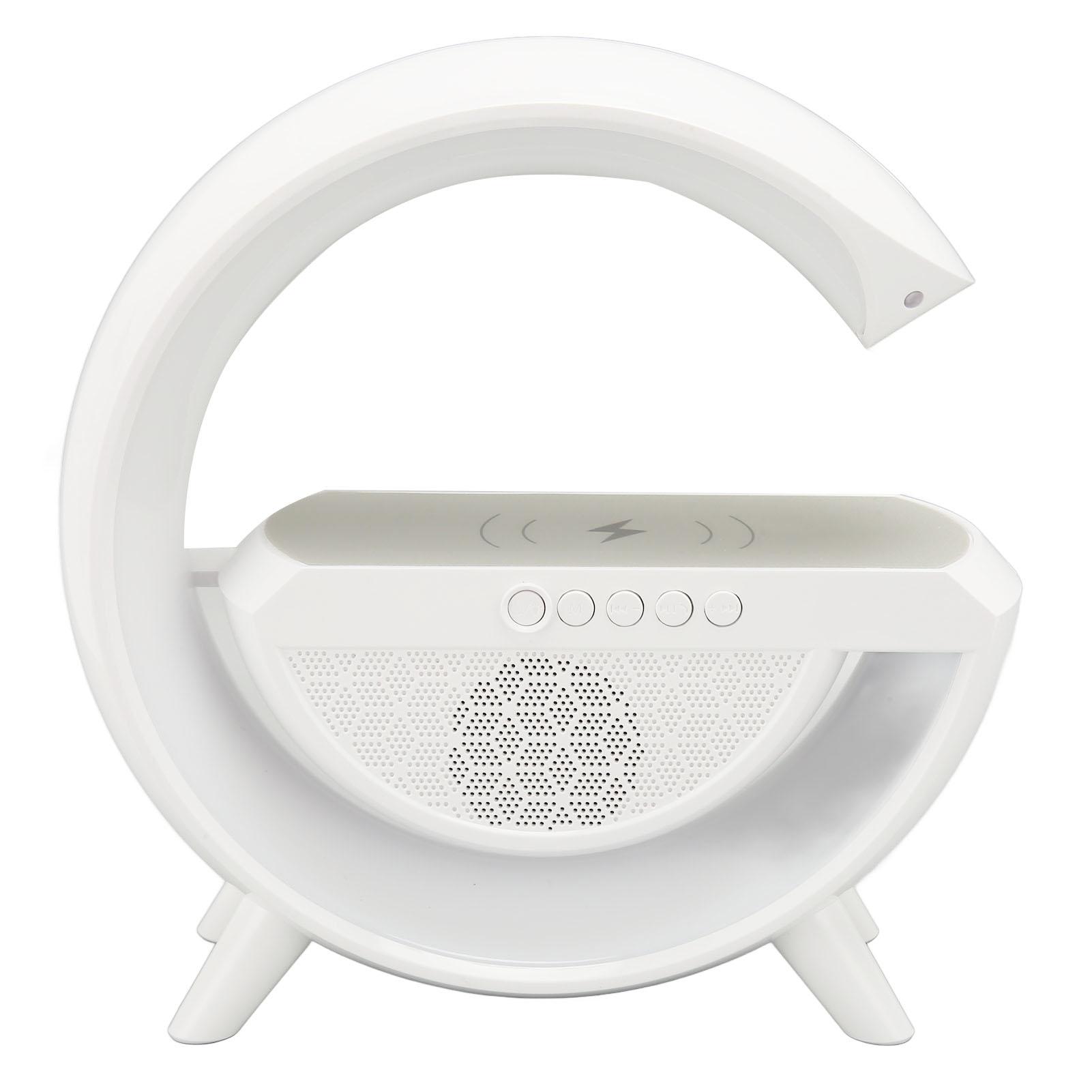 

Bluetooth-динамик 15 Вт, быстрая зарядка, различные режимы освещения, высокое качество звука, беспроводное зарядное устройство