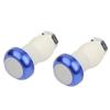 1 Pair Safety Cycling Bike Turn Signal Handle Bar End Plug LED Red Light Lamp Magnetic Handle Light Night Riding Warning Light