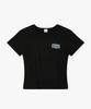 Hilukaakaibeu Bubble Logo Women'S Slim Fit Short Sleeve T-Shirt