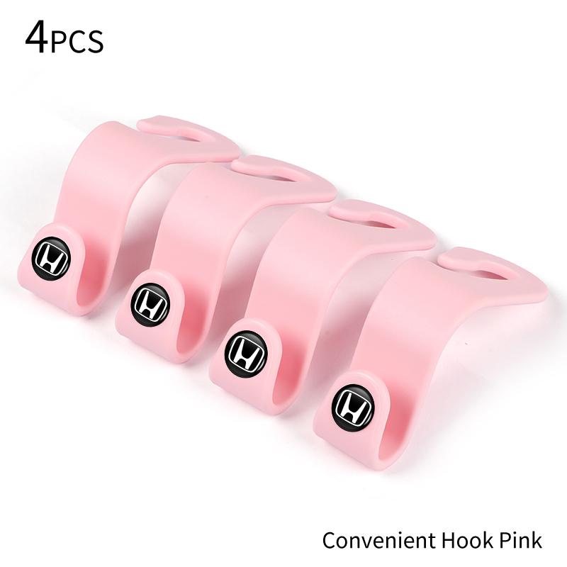 CKBSX1 Car Logo Seat Hook Multi-function Seatback Storage Hanger Accessories For Honda Accord Civic CRV Jazz Fit HRV Odyssey Insight Ci