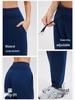Women's High Waist Loose Fit Athletic Sweatpants - Autumn/Winter, Cuffed, Versatile, Slimming