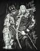 [USED] JOJO JoJo's Bizarre Adventure Father Pucci Anime T-Shirt Jump