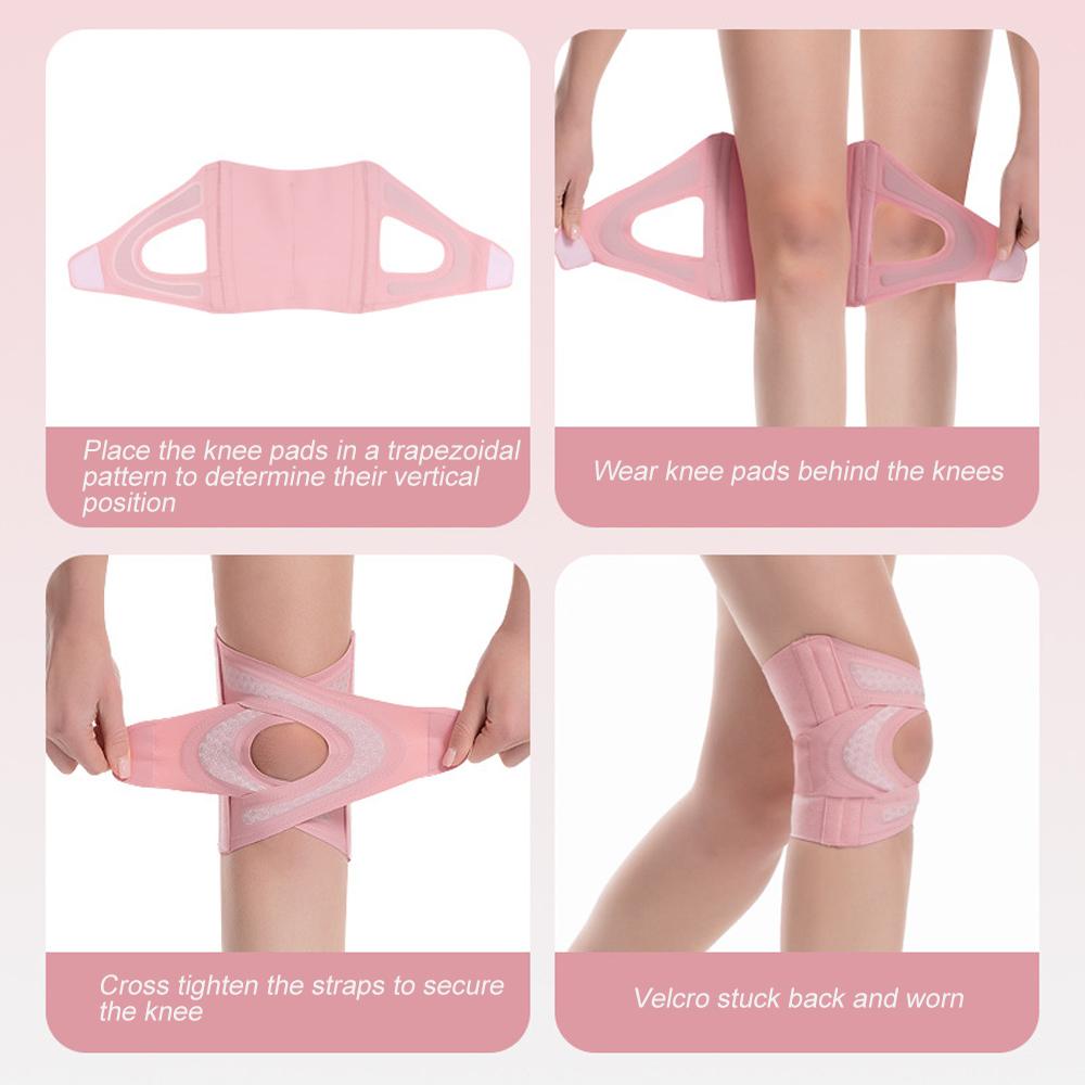 1 Stück Gelenk-Kniebandage mit Seitenstabilisatoren - Verstellbare Unterstützung bei Meniskusriss, Arthritis, Knieschmerzen für Männer & Frauen