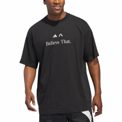 adidas ANTHONY EDWARDS Serie BASKETBALL BELIEVE THAT T-shirt Unisex Nero