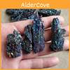 Breathtaking Colorful Specimen Silicon Carbide Peacock Color Crystal Stone For Decor