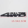 1Pc 3D Metal 4WD FULL TIME Car Badge Side Fender Emblem Rear Trunk Boot Badge Sticker Decals