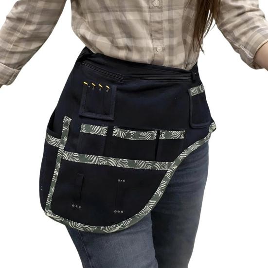 

Sewing Organizer Belt Hands-Free Tool Belt with Multiple Pockets Adjustable Waist Storage Bag Sewing Quilting DIY Crafts Knitting Embroidery Art чорний