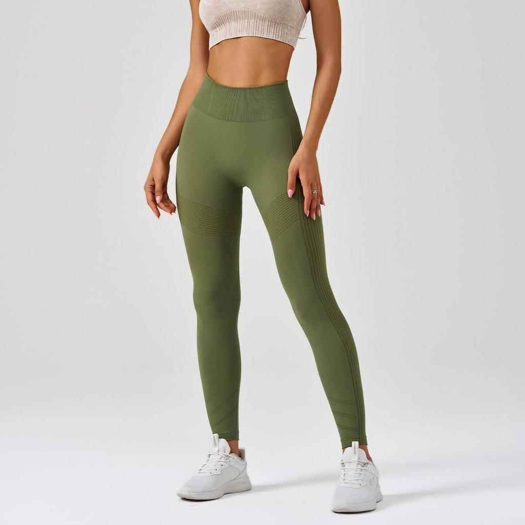 Seamless High-Waist Hip-Lift Sports Leggings