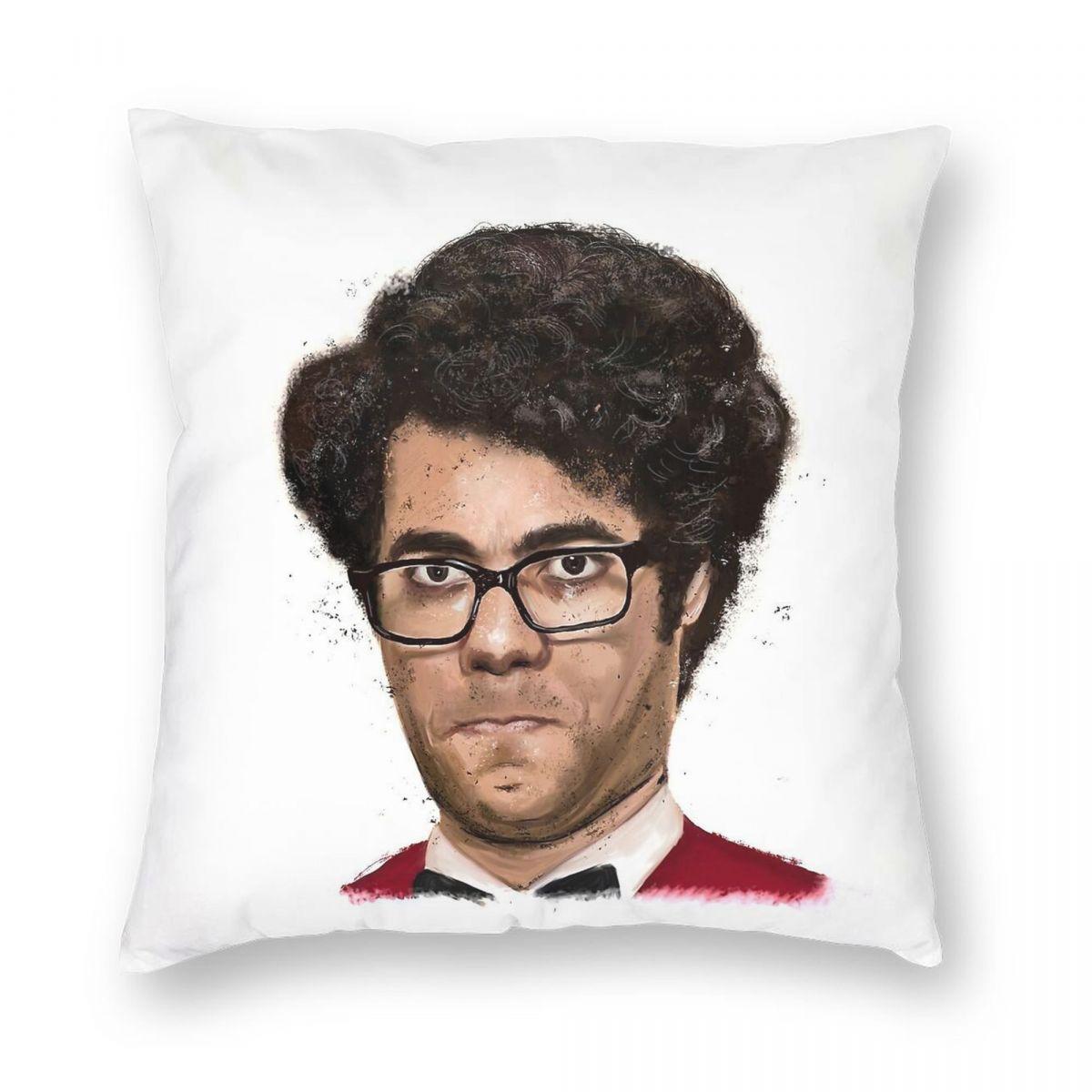 IT Crowd Maurice Moss Pillowcase Polyester Linen Velvet Pattern Zip Decor Throw Pillow Case Car Cushion Cover 30x30cm