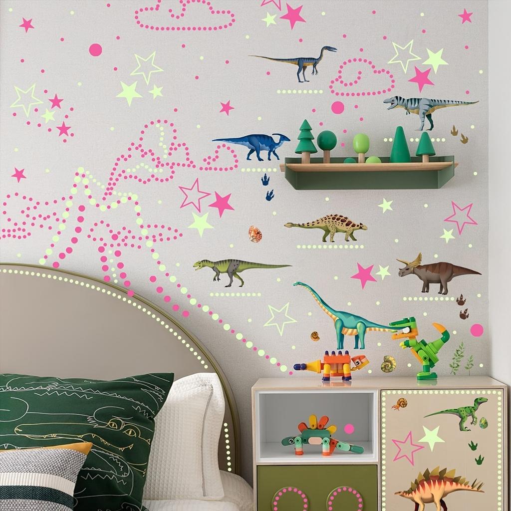 Light Up Your Room with These Colorful Dinosaur Wall Stickers,Kids Home Decor