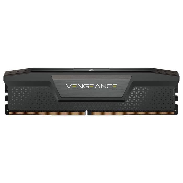 RAM Memory - CORSAIR - Vengeance DDR5 - 32GB 2x16GB DIMM - 5200MT/s - Optimized for AMD - Unbuffered - 1.25V - Black