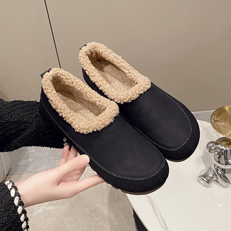 

Мода Женская Мода Балетки Зима Новые Круглый Носок Глубокий Вырез Замша Мягкая Подошва Противоскользящие Износостойкие Хлопковые Туфли 41 чёрный