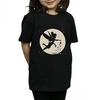 Girls Moon Cotton Crop T-Shirt