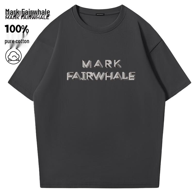Mark Hua Fei Men's Retro Trendy Cotton T-Shirt