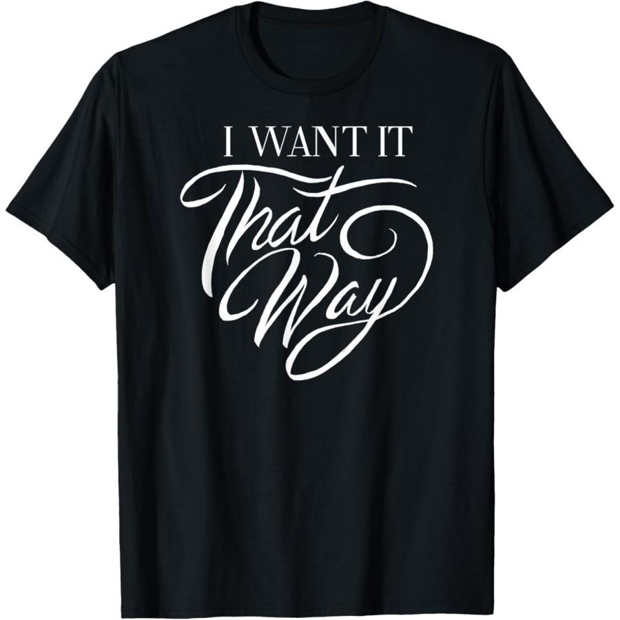 – I Want It That Way T-Shirt XXXXXL чёрный