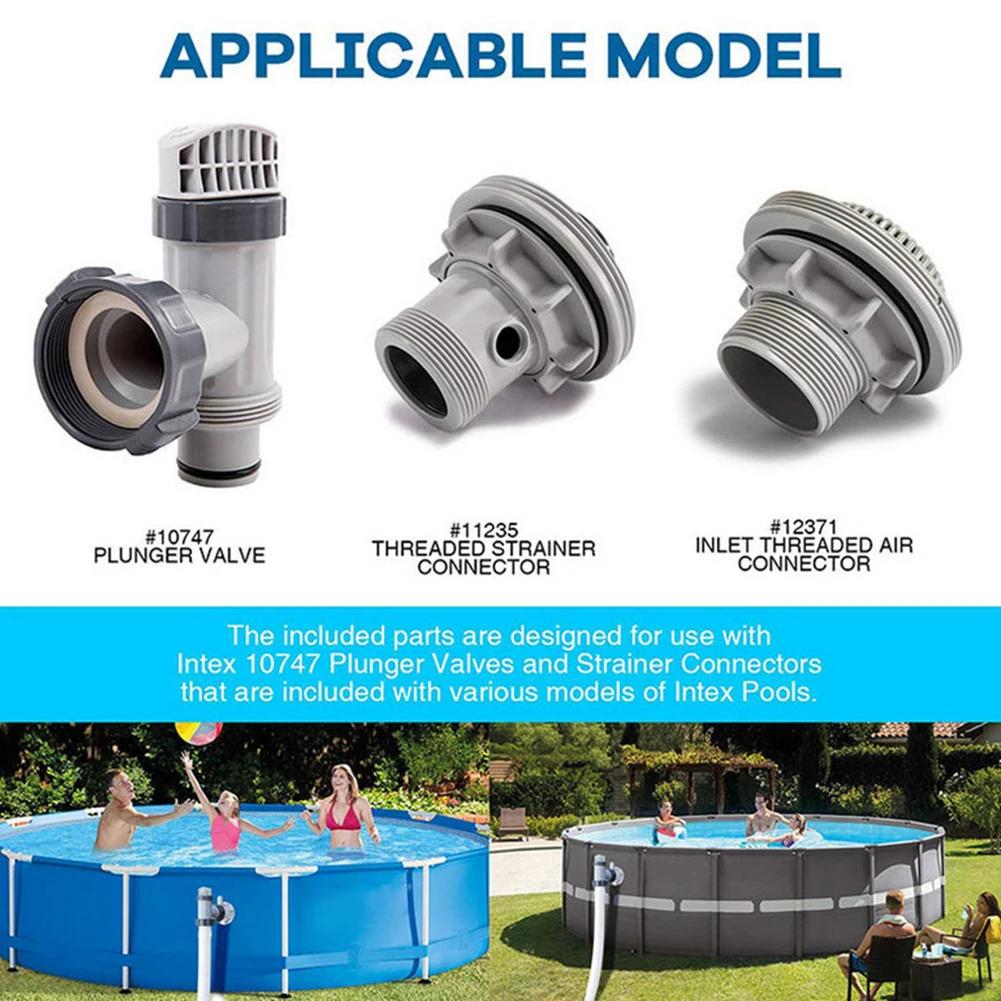 1-10 Sätze Gummidichtungen für Intex Poolnars10747/25006 O-Ring Dichtung Ersatzdichtung Gummidichtung Schwimmbad Ausrüstungsteile
