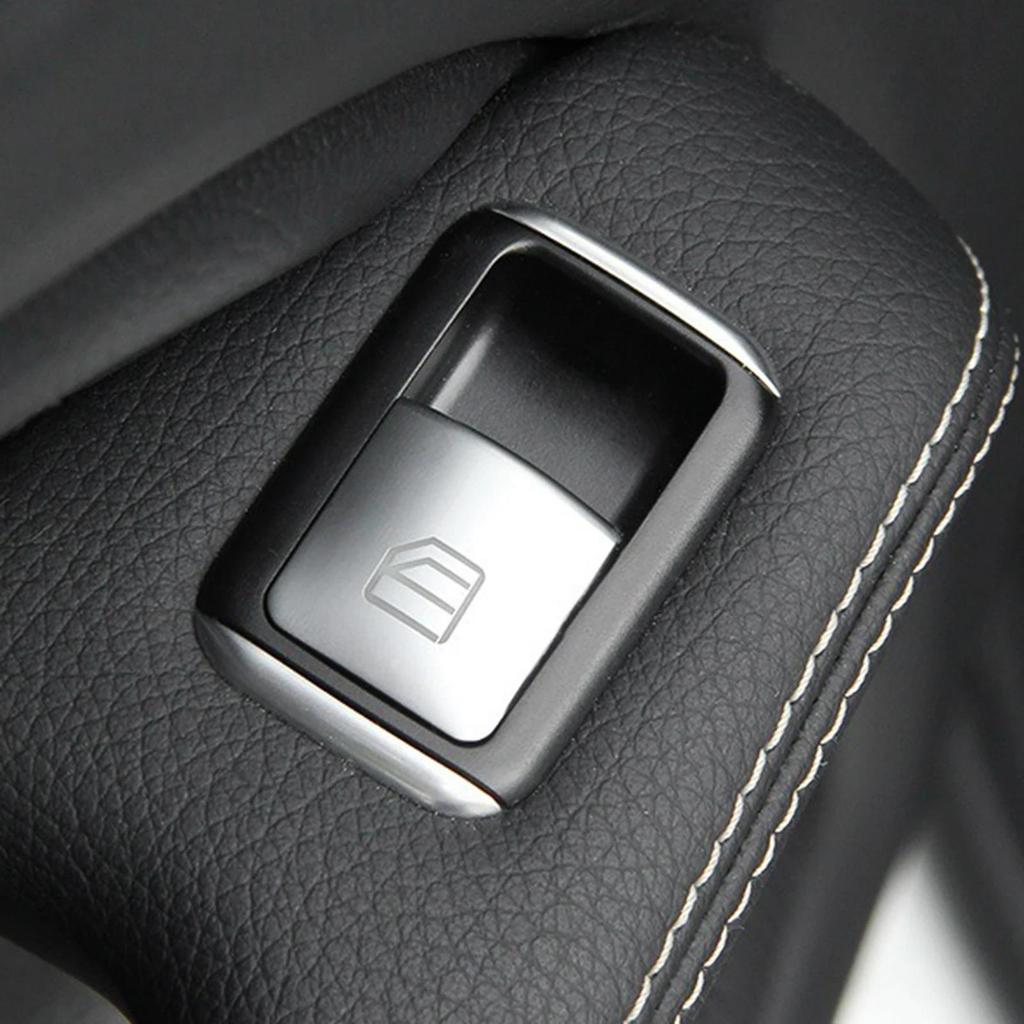 14X Car Accessories Window Switch Button Stickers For Mercedes Benz C180 C200 C230 C250 2008 2009 2010 2011 2012 2013 2014 2015