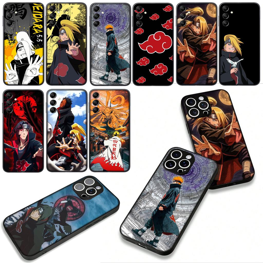 Deidara Narutos Akatsuki Itachi Pain Phone Cover for Xiaomi Redmi Note 11 15 9 10 Pro Plus 8 A5 9A 9T 10A 10C 9C NFC 15C 8T Case