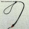 Beeswax Crystal Amber Jade Pendant Rope Necklace