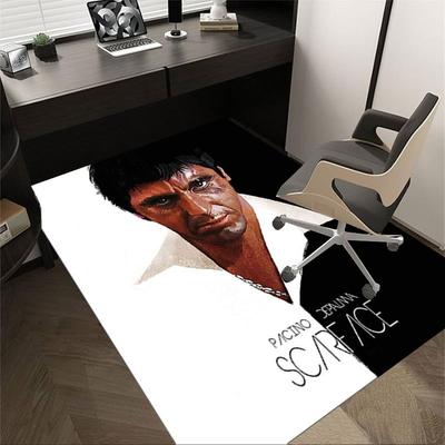 1pc Scarface Office Carpet Chair Mats Soft, Comfortable, All Season,Perfect for Home, Bedroom, or Office Decor, Perfect Gift for