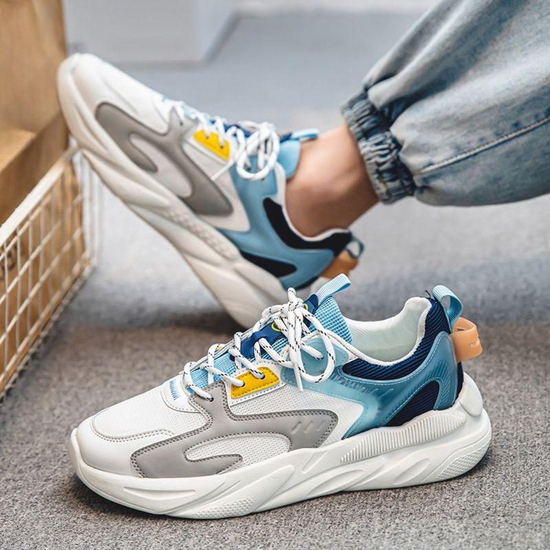 Outdoor Breathable Thick Platform Sports Shoes for Men Spring and Autumn Shoe In Promotion Designer Low Price Man Casual Sneaker