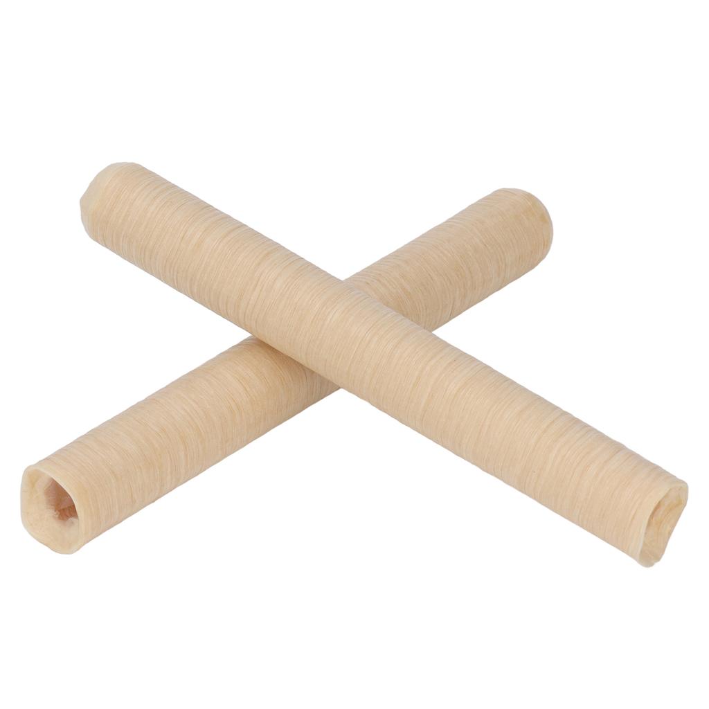2 tripas de colágeno para salchichas, hechas a mano, naturales y secas, para uso doméstico, 19 mm