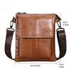Neue Herrentaschen 100% Echtes Leder Umhängetasche Vertikal Trendig 10 Zoll iPad Schultertasche Aktentasche Lässig Reise Messenger Bag
