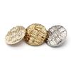 Hengc 15/18/20/23Mm Round Gold Metal Buttons For Sewing Fashion Coat Suit Handmade Decorations Diy Supplies
