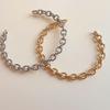Women's Daily Accessory Sari Chain Line Bold Bracelet