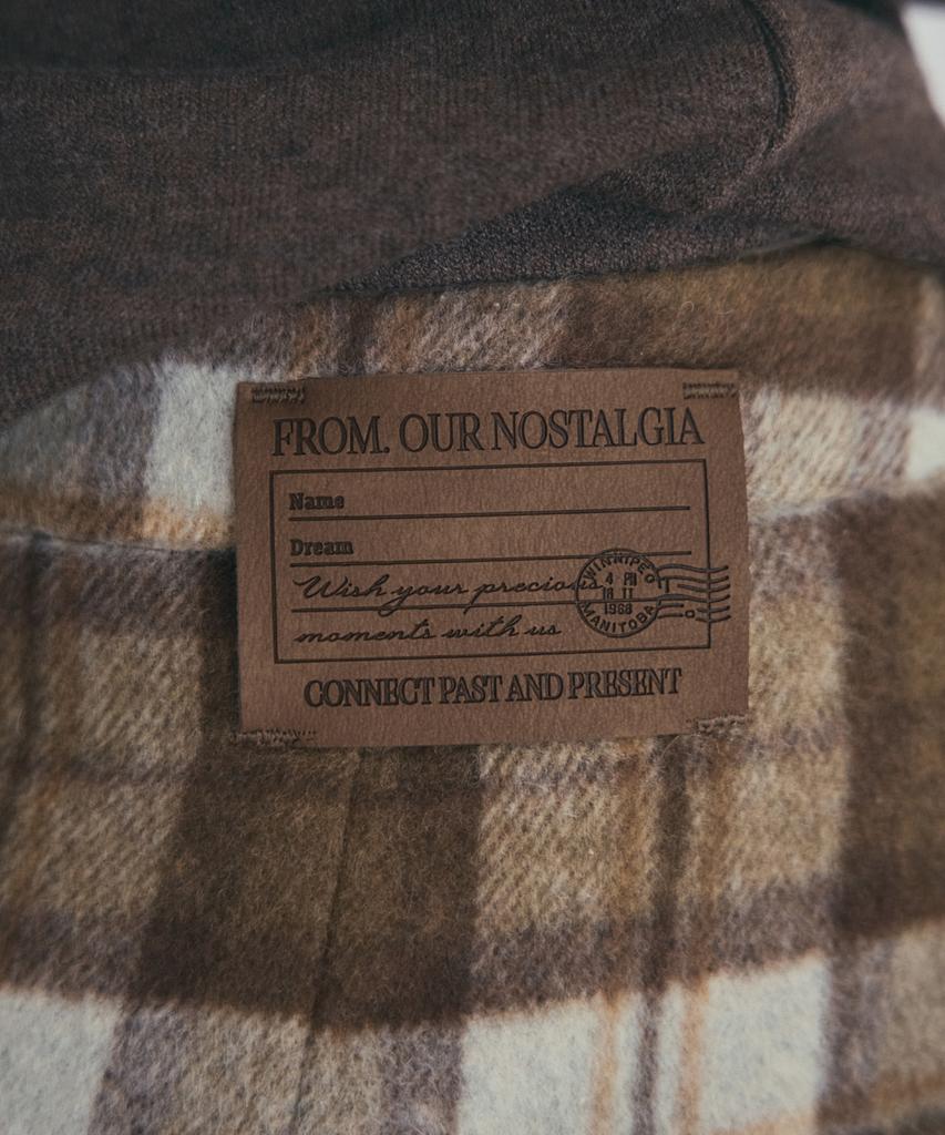 Aueonoseuteljia Wool Pencil Check Skirt_Beige(O25-Sk16)