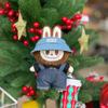 Høy Kvalitet Tegneserie Søt Labubu Figur Nøkkelring Morsomt Anheng Kawaii Ryggsekk Dekorasjonstilbehør Bursdagsgaver