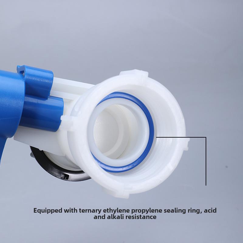 IBC 1-Ton Barrel Valve Set: Acid & Alkali Resistant Butterfly and Ball Valves, DN50, for Plastic Barrel Discharge.