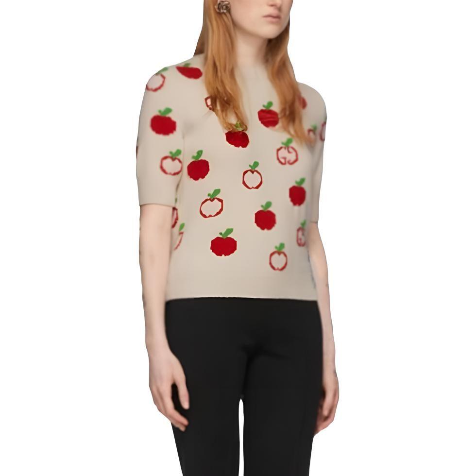 Gucci Sweater Women's Ivory White 606117-XKA7I-9376