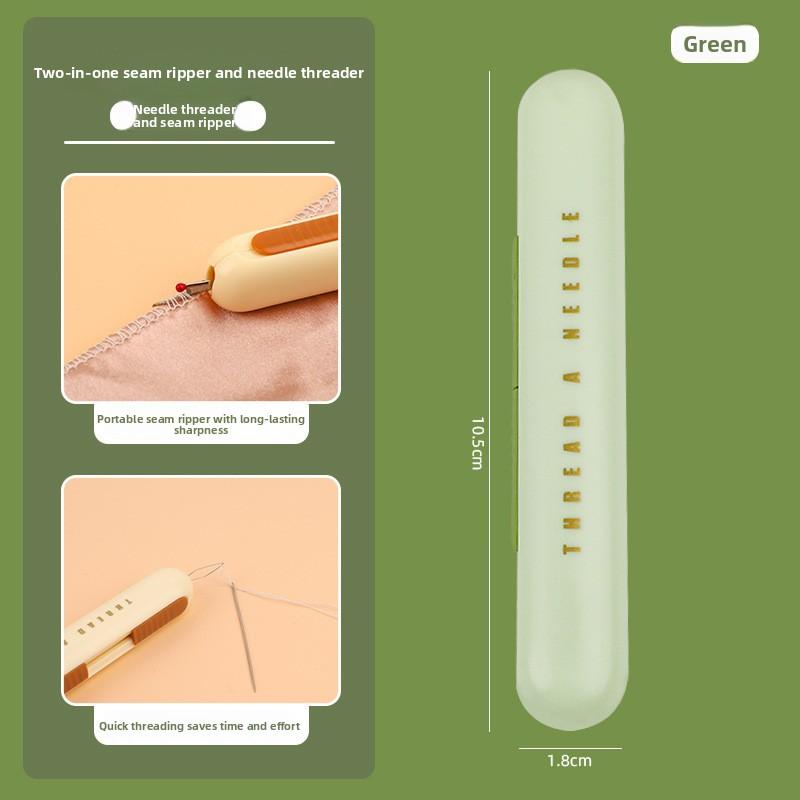 Multifunctional Two-in-one Needle Threading and Knot Removal Tool, Household Sewing Thread Picker, Special Thread Threading Tool for The Elderly 1pc