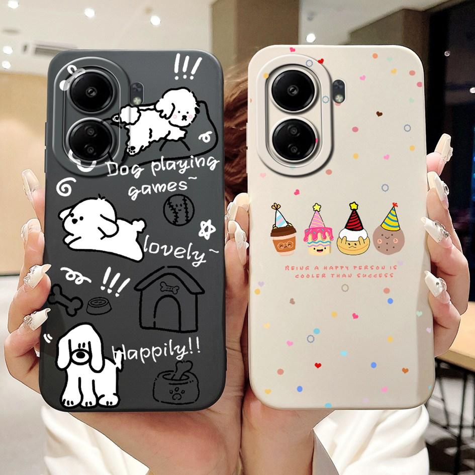 For Redmi 13C 4G Case Cute Rabbit Cartoon Protective Cover For Xiaomi Redmi 13C 2023 Phone Cases Redmi13C 13 C Shockproof Bumper