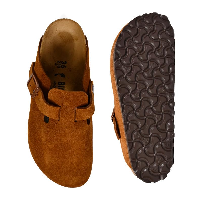Boston Suede Leather Mink Narrow 1027119 [Birkenstock] Width 24.0cm (EU 37) [Item]